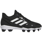 adidas Icon 8 Mid Mens Baseball Cleats in Black and White