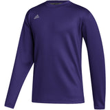 adidas Icon Fleece Mens Long Sleeve Baseball Jacket
