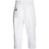 adidas Icon Pro Knee Length Boys Baseball Pants with Piping