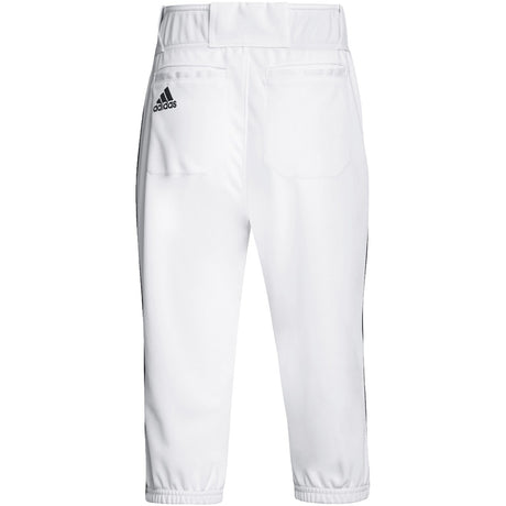 adidas Icon Pro Knee Length Boys Baseball Pants with Piping