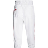 adidas Icon Pro Knee Length Boys Baseball Pants with Piping