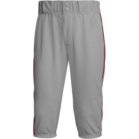 adidas Icon Pro Knee Length Boys Baseball Pants with Piping