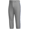 adidas Icon Pro Mens Knee Length Baseball Pants with Piping