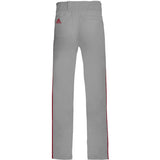 adidas Icon Pro Open Hem Boys Baseball Pants with Piping