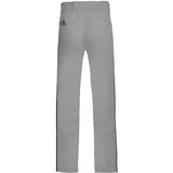 adidas Icon Pro Open Hem Boys Baseball Pants with Piping