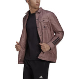 adidas Itavic 3-Stripe Lite Shirt Jacket - Mens Outdoor