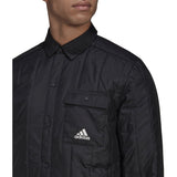 adidas Itavic 3-Stripe Lite Shirt Jacket - Mens Outdoor