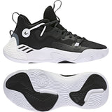 adidas James Harden Stepback 3 Youth Basketball Shoes in Black