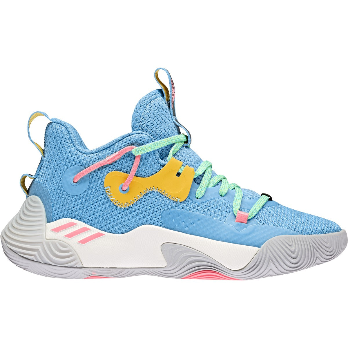 adidas James Harden Stepback 3 Youth Basketball Shoes in Blue