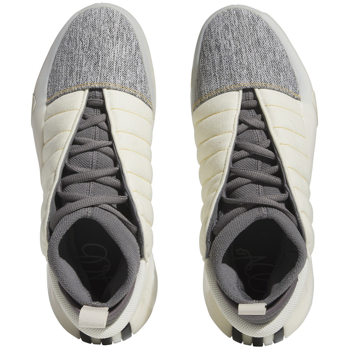 adidas James Harden Volume 7 Mens Basketball Shoes in Cream White