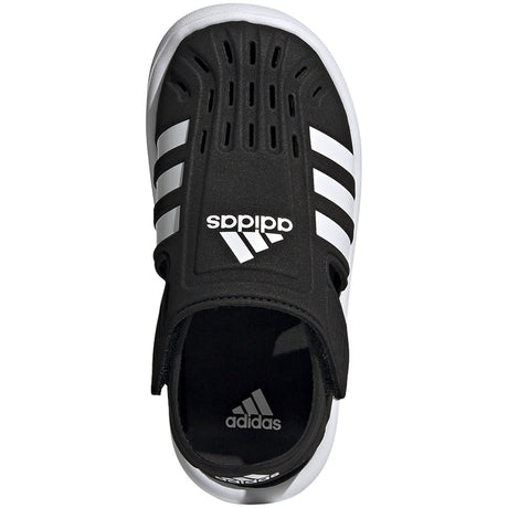 adidas Kids Water Sandal in Black and White