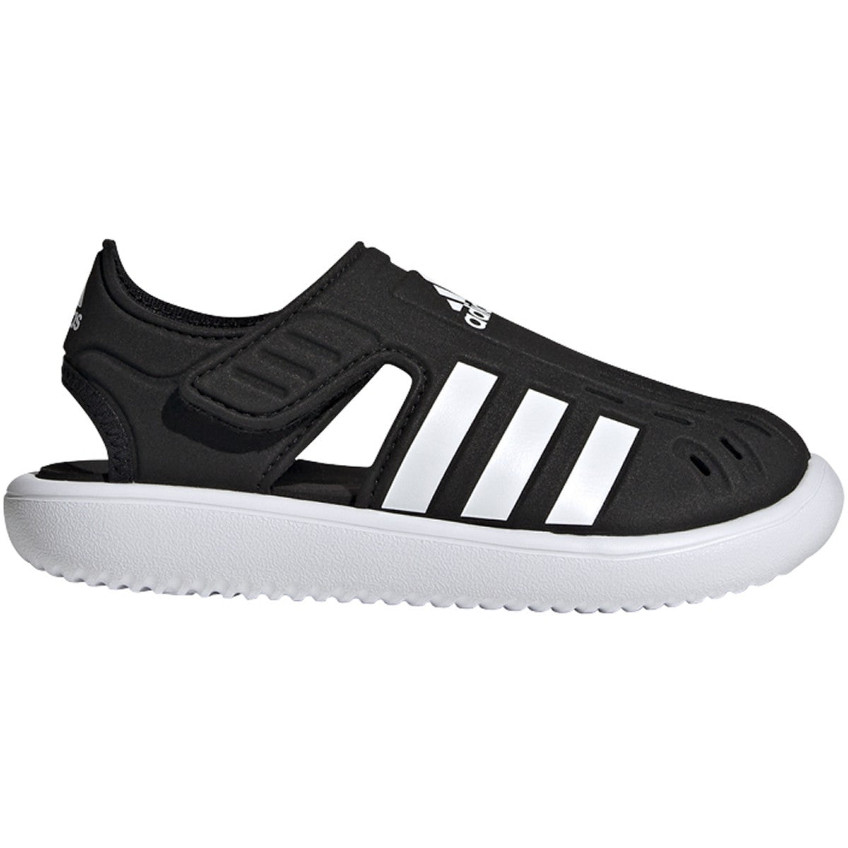 adidas Kids Water Sandal in Black and White