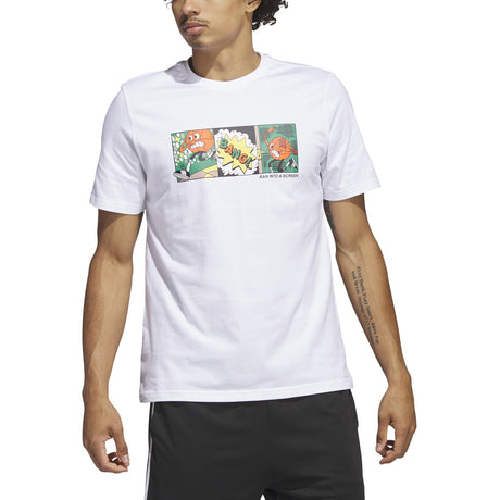 adidas Lil Stripe Basketball Mens Graphic Tee
