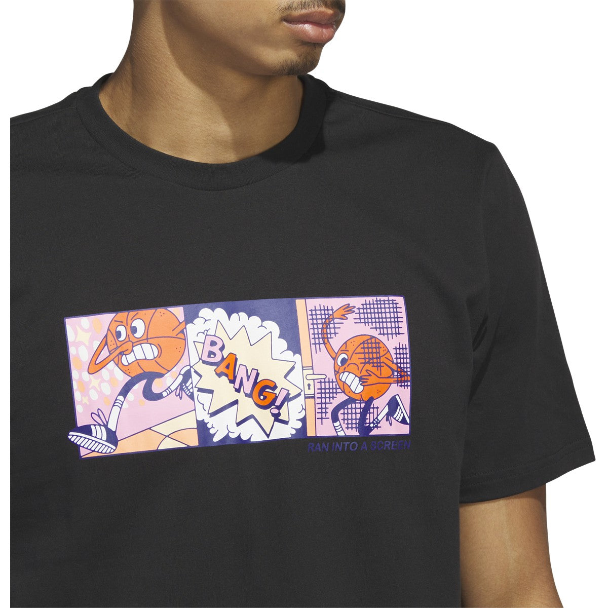 adidas Lil Stripe Basketball Mens Graphic Tee