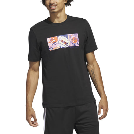 adidas Lil Stripe Basketball Mens Graphic Tee