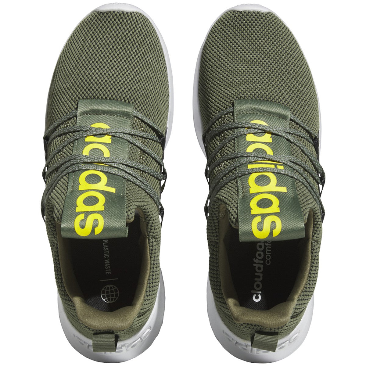adidas Lite Racer Adapt 5.0 Mens Running Shoes in Green