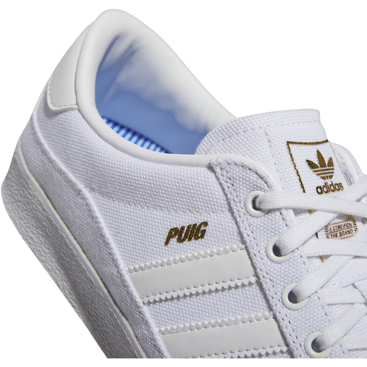 adidas Lucas Puig Mens Skateboarding Indoor Shoes in White