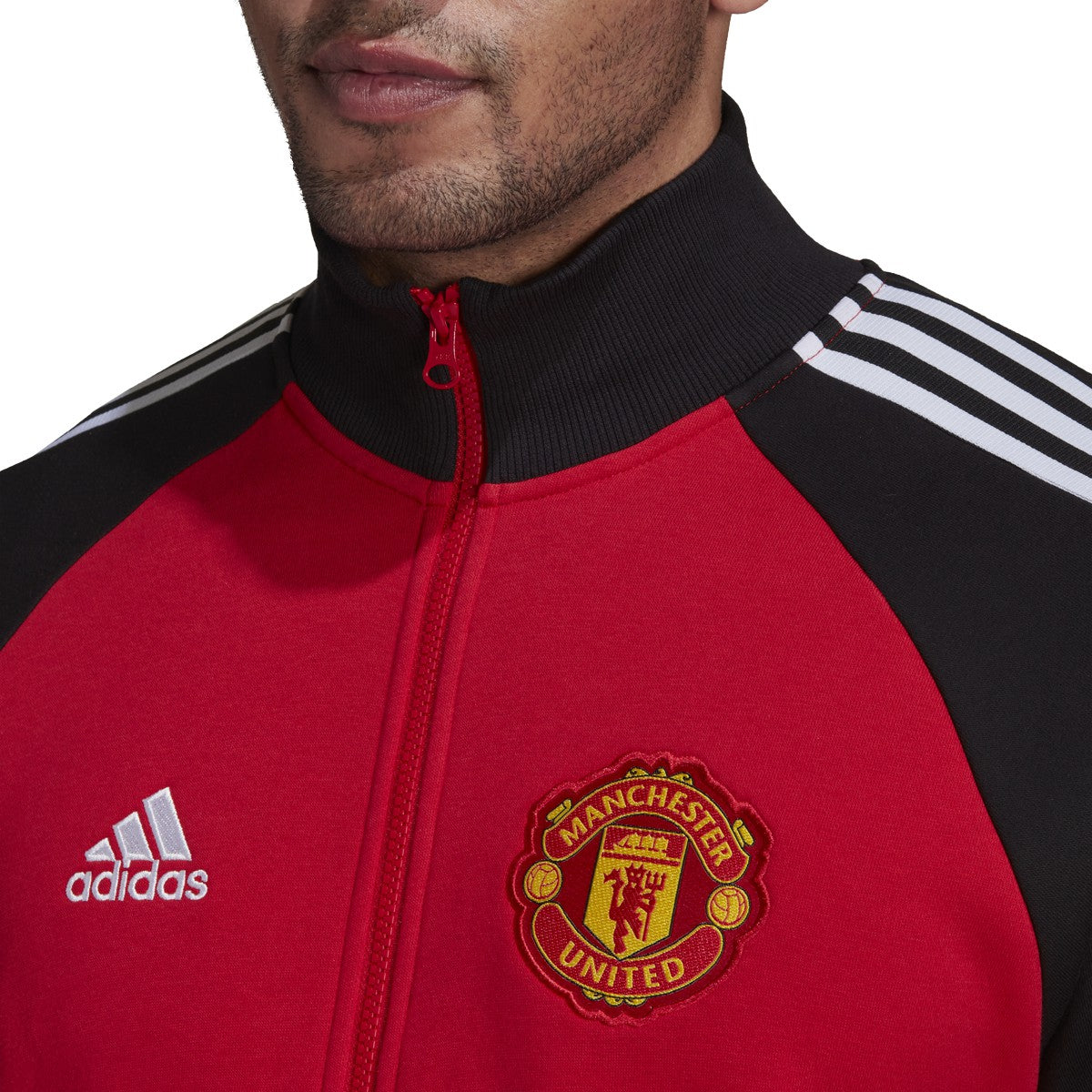 adidas Manchester United 21 Anthem Mens Soccer Jacket