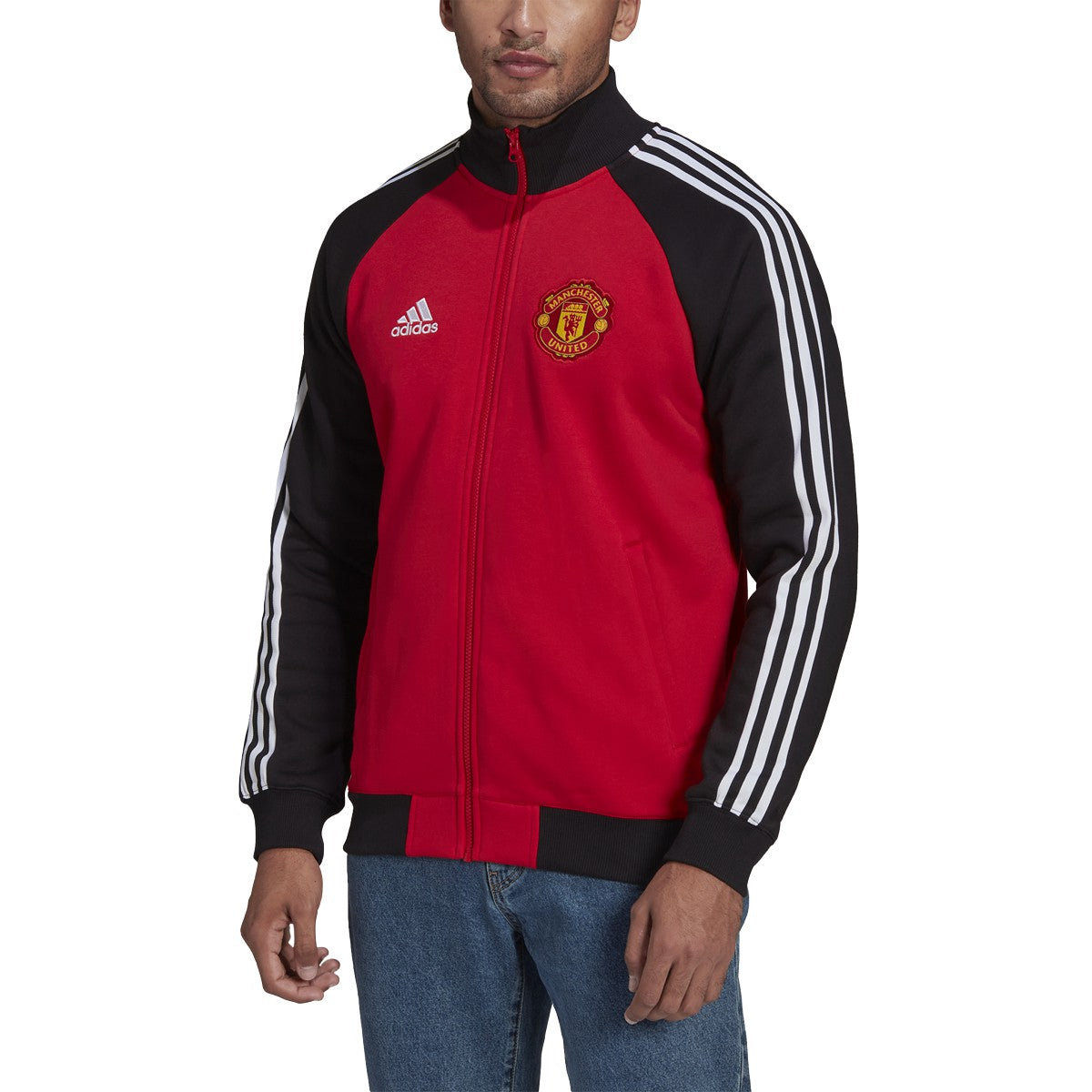 adidas Manchester United 21 Anthem Mens Soccer Jacket