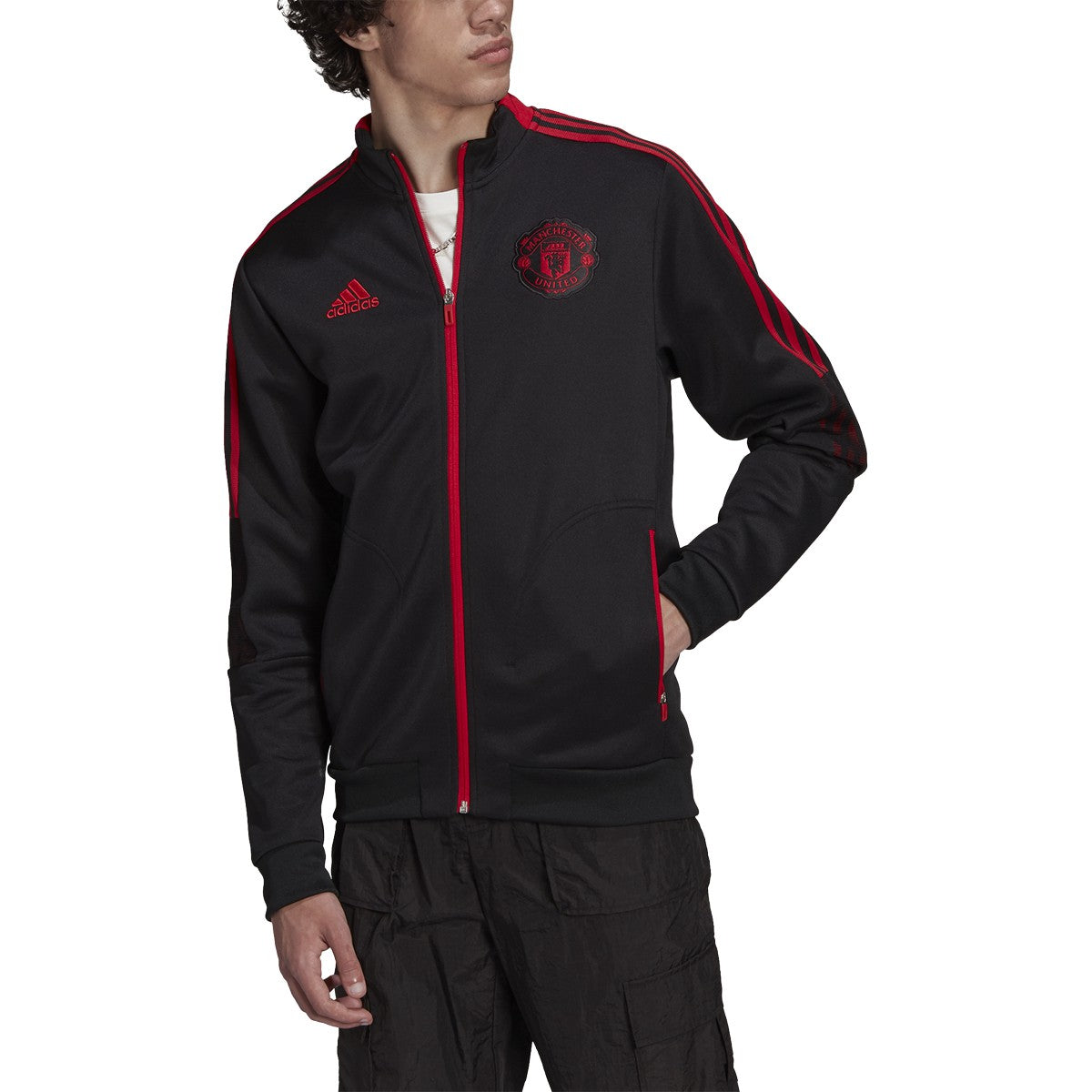 adidas Manchester United Anthem Jacket - Mens Soccer