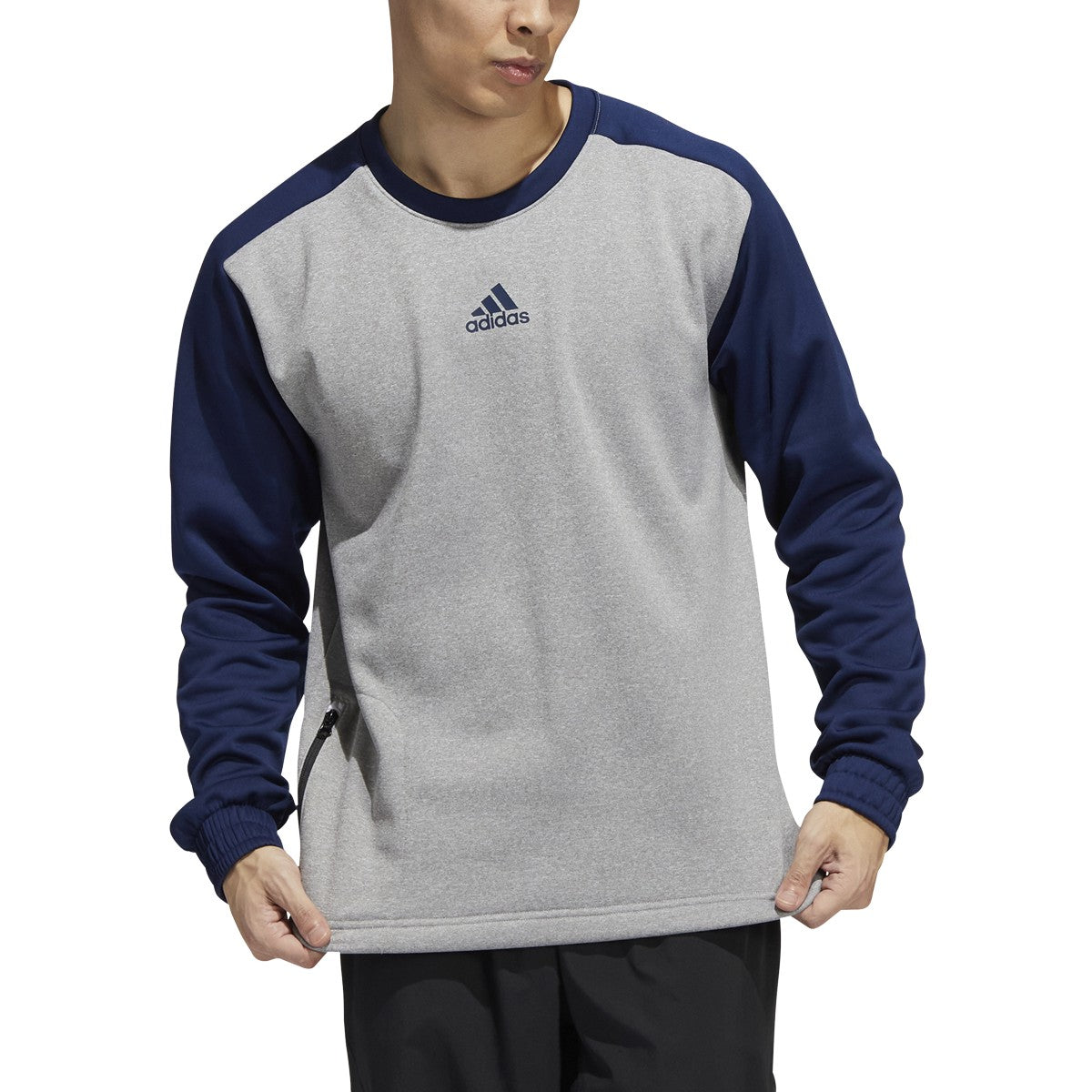 adidas Mens Team Issue Long Sleeve Crew Shirt