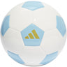 adidas Lionel Messi Club Soccer Ball in White and Clear Blue