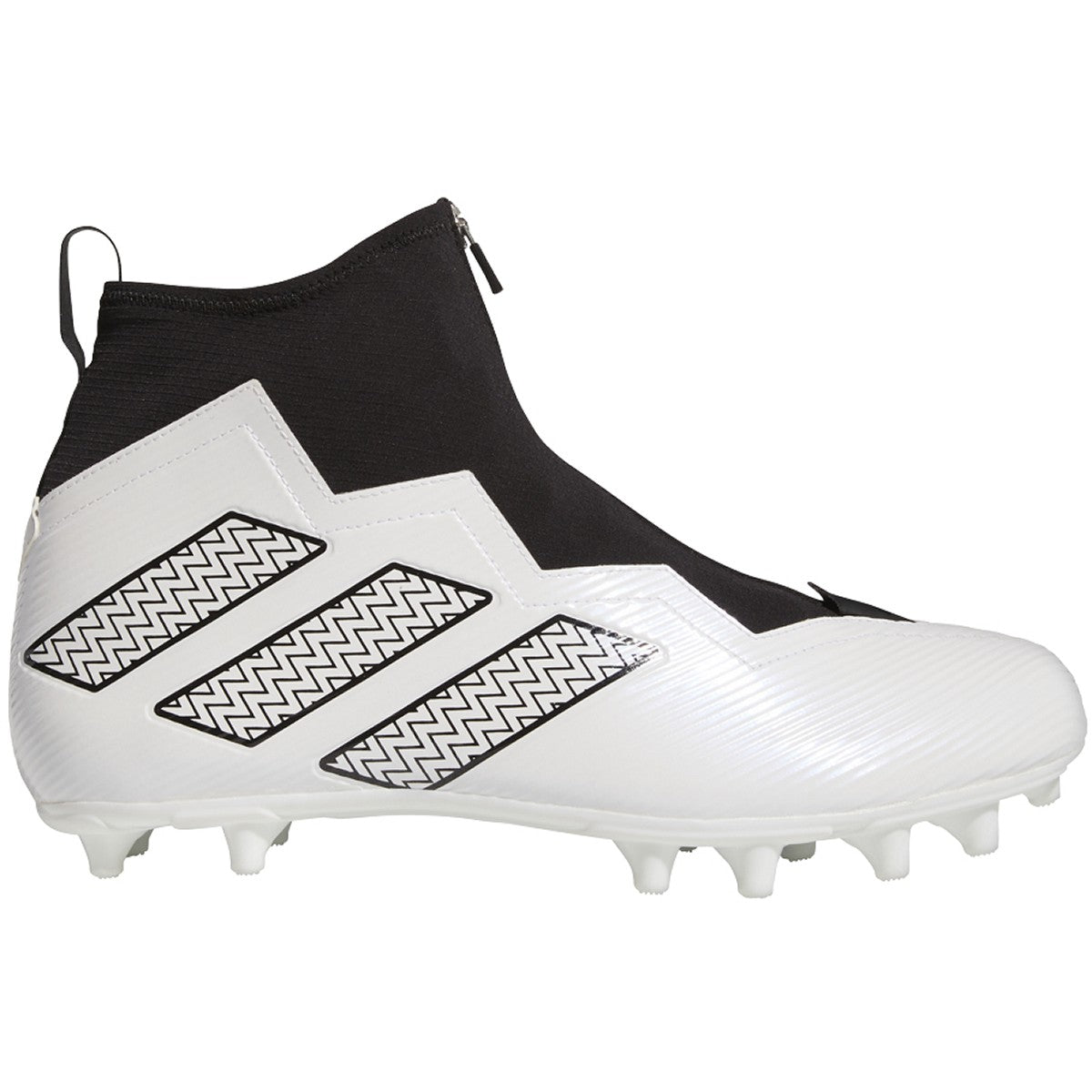 adidas Nasty Fly 2E Mens Team Football Cleat in Black and White
