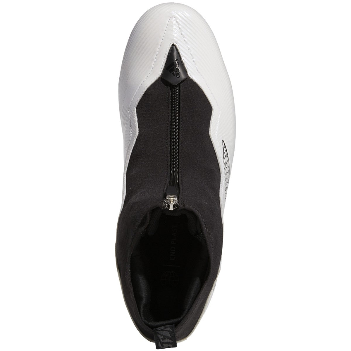adidas Nasty Fly 2E Mens Team Football Cleat in Black and White