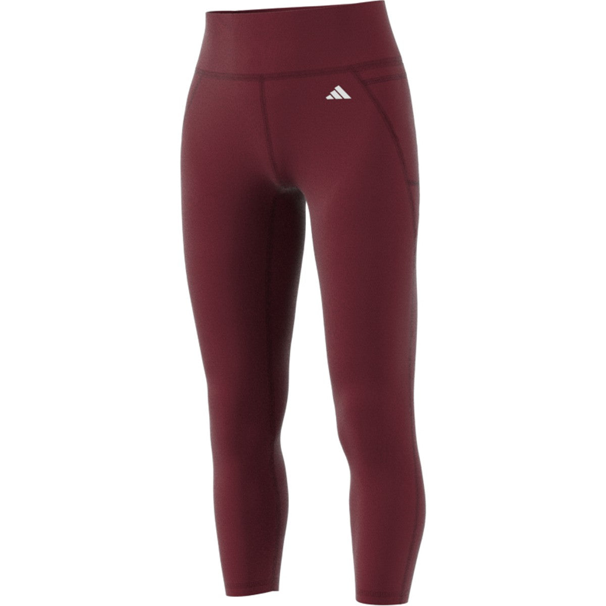 adidas Optime Stash Pocket High Waisted Seven Eighths Womens Training Leggings