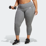 adidas Optime Stash Pocket Seven Eighth Plus Size Womens Tights