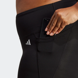 adidas Optime Stash Pocket Seven Eighth Plus Size Womens Tights
