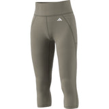 adidas Optime Stash Pocket Three Quarter Womens Training Tights