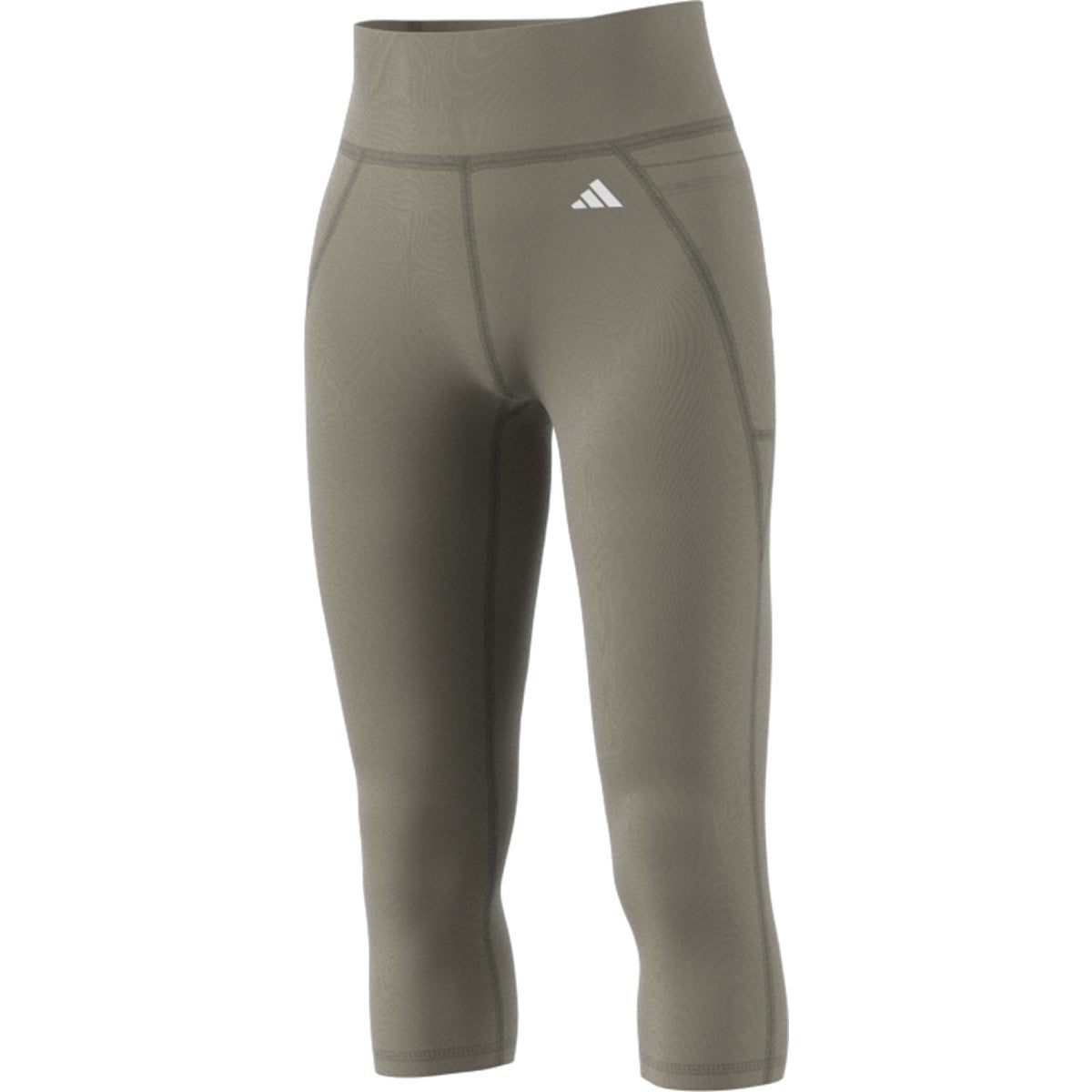 adidas Optime Stash Pocket Three Quarter Womens Training Tights