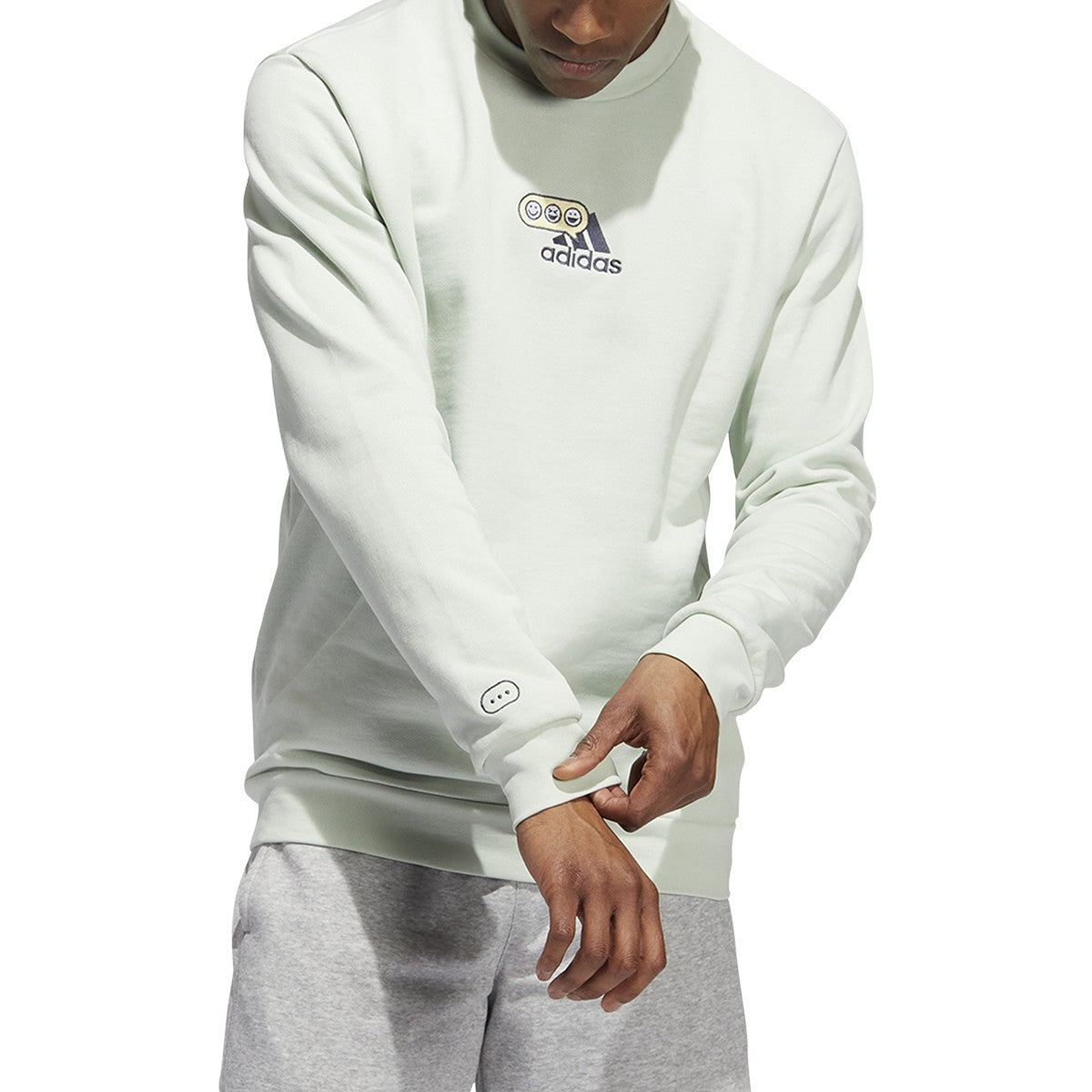 adidas Optimoticons Mens Graphic Crew Sweatshirt