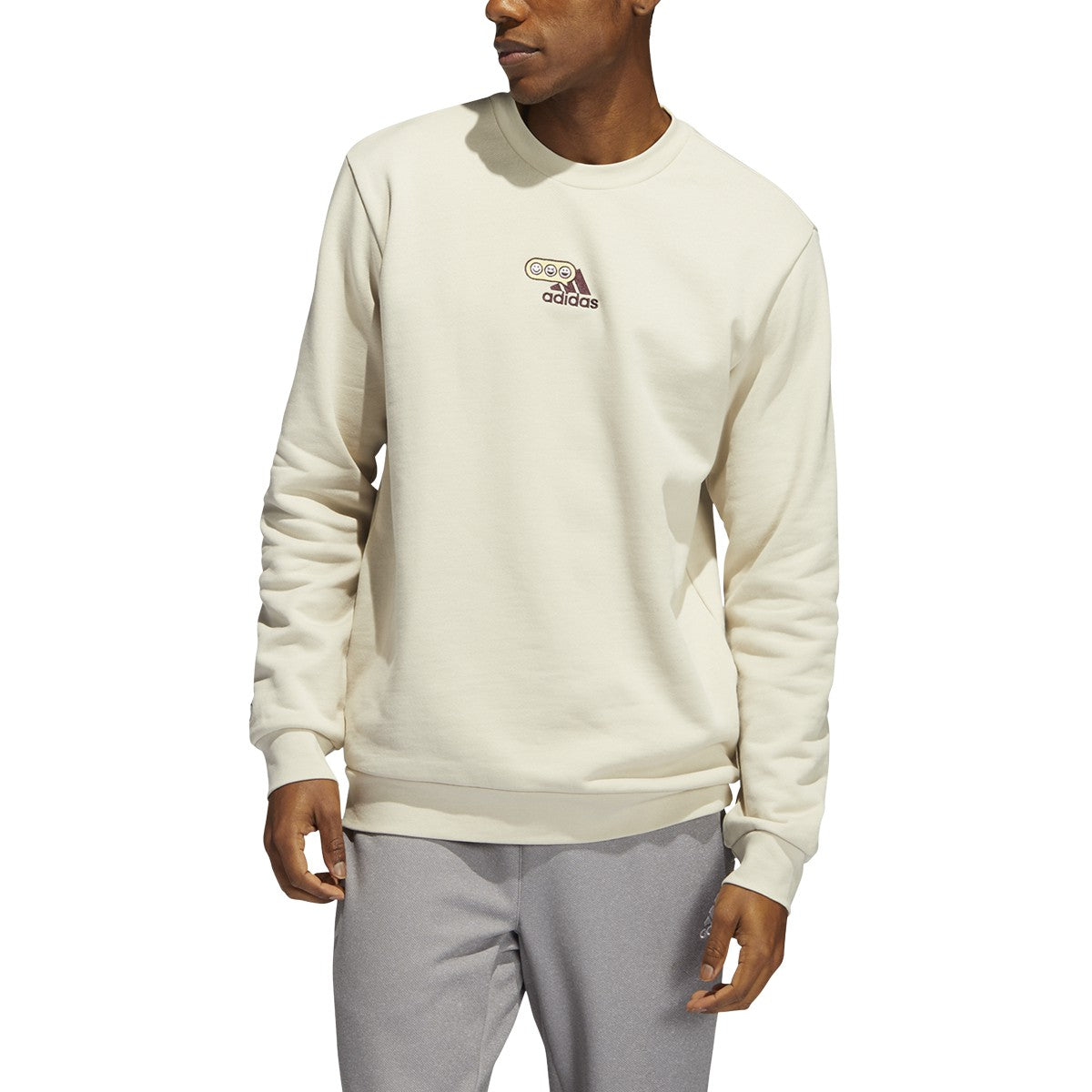 adidas Optimoticons Mens Graphic Crew Sweatshirt