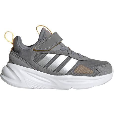 adidas Ozelle Kids Running Shoes with Elastic Laces and Top Strap