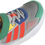 adidas Ozelle Kids Running Shoes with Elastic Laces and Top Strap