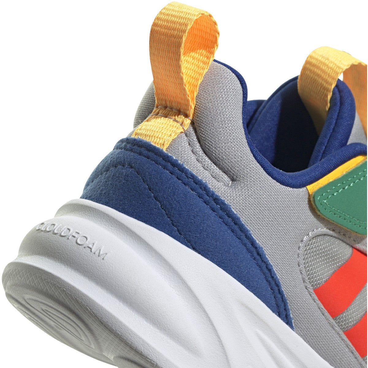 adidas Ozelle Kids Running Shoes with Elastic Laces and Top Strap