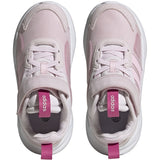 adidas Ozelle Kids Running Shoes with Elastic Laces and Top Strap