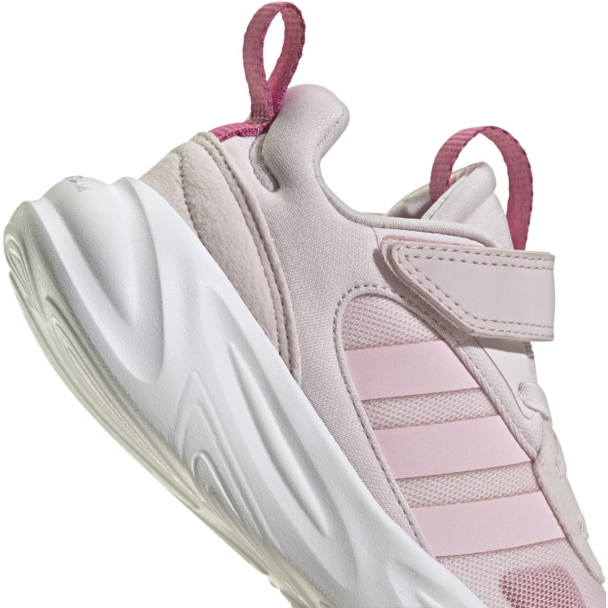 adidas Ozelle Kids Running Shoes with Elastic Laces and Top Strap