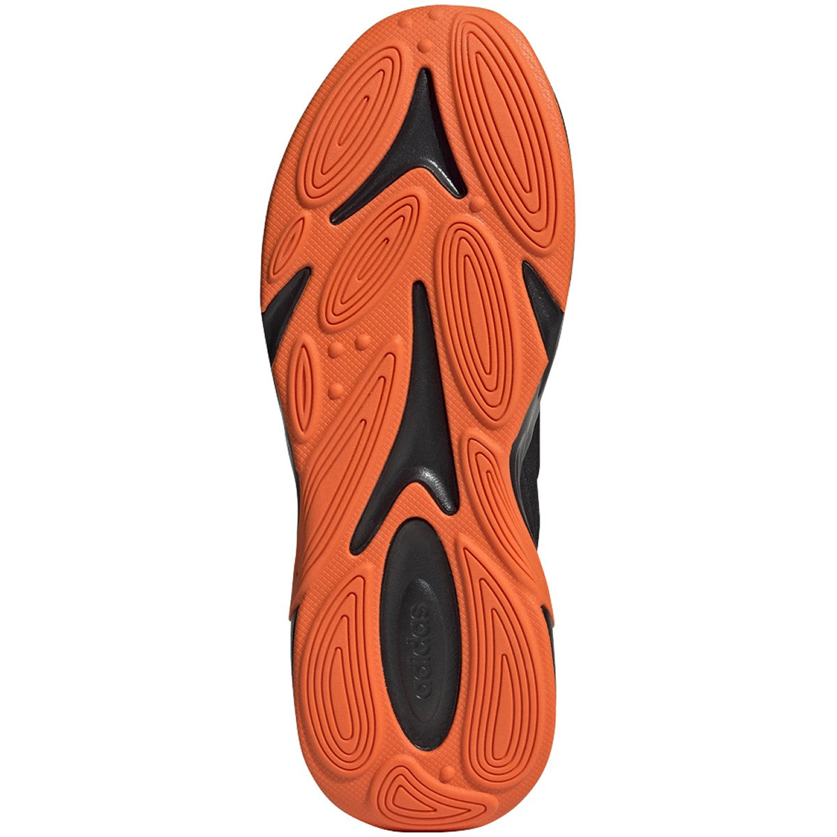 adidas Ozelle Mens Running Shoes in Black and Orange