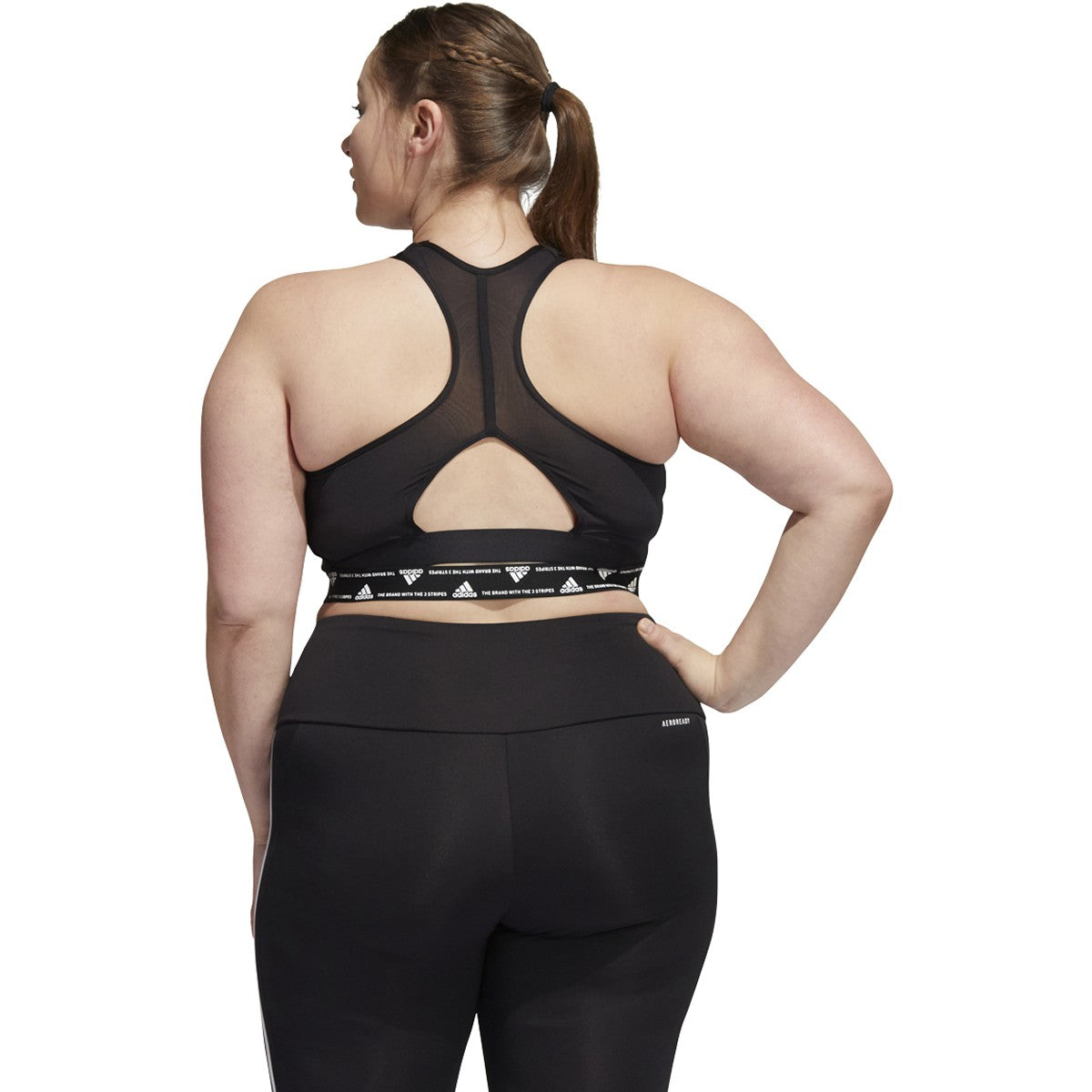 adidas Powerimpact Medium Support Training Plus Size Sports Bra
