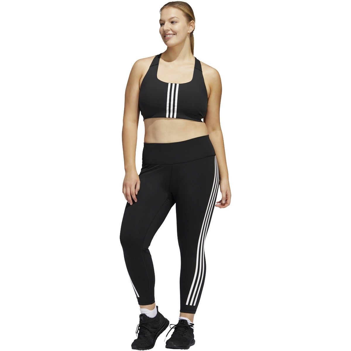 adidas Powerimpact Training Medium Support Plus Size Sports Bra