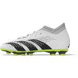 adidas Predator Accuracy.4 Flexible Ground Kids Soccer Cleats in White and Black