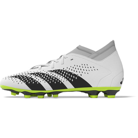 adidas Predator Accuracy.4 Flexible Ground Kids Soccer Cleats in White and Black