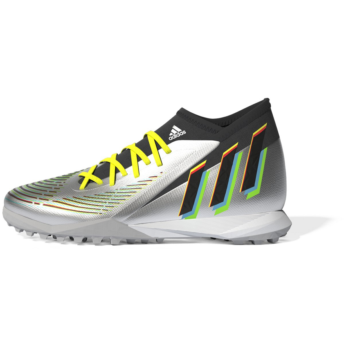 adidas Predator Edge.3 Turf Soccer Shoes in Silver