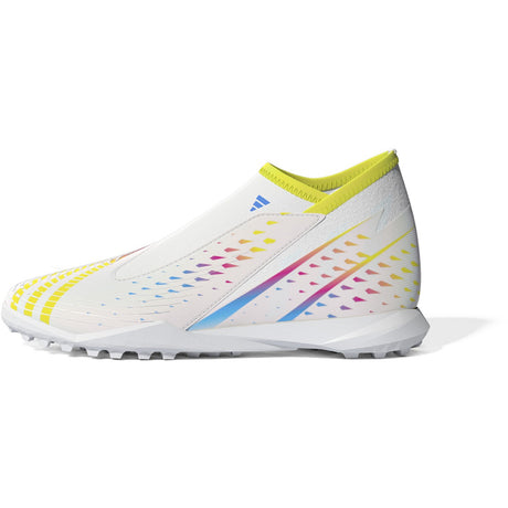 adidas Predator Edge.3 Youth Laceless Soccer Turf Shoes in White