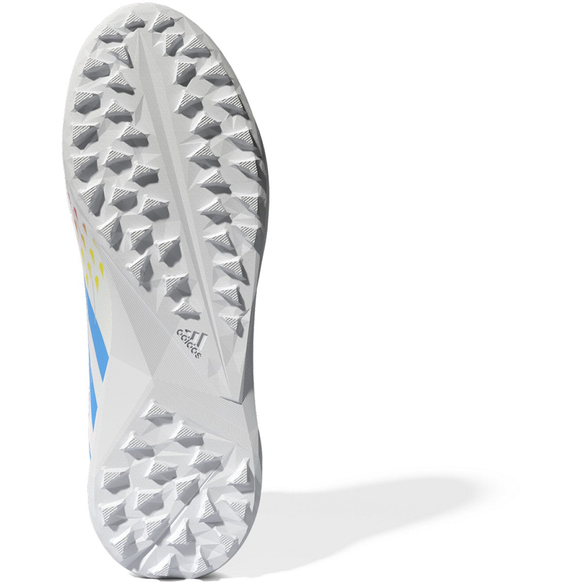 adidas Predator Edge.3 Youth Laceless Soccer Turf Shoes in White