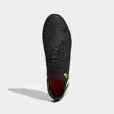 adidas Predator Edge. 1 Low Firm Ground Mens Soccer Cleat in Black