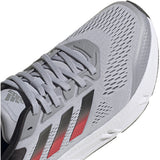 adidas Questar Mens Running Sneakers with Red Accents